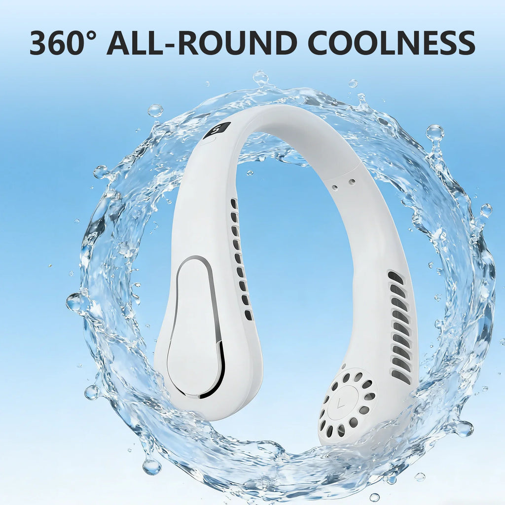 ChillGear Neck Fan — Bladeless & Ultra-Quiet
