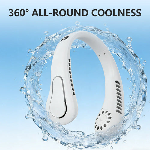 ChillGear Neck Fan — Bladeless & Ultra-Quiet