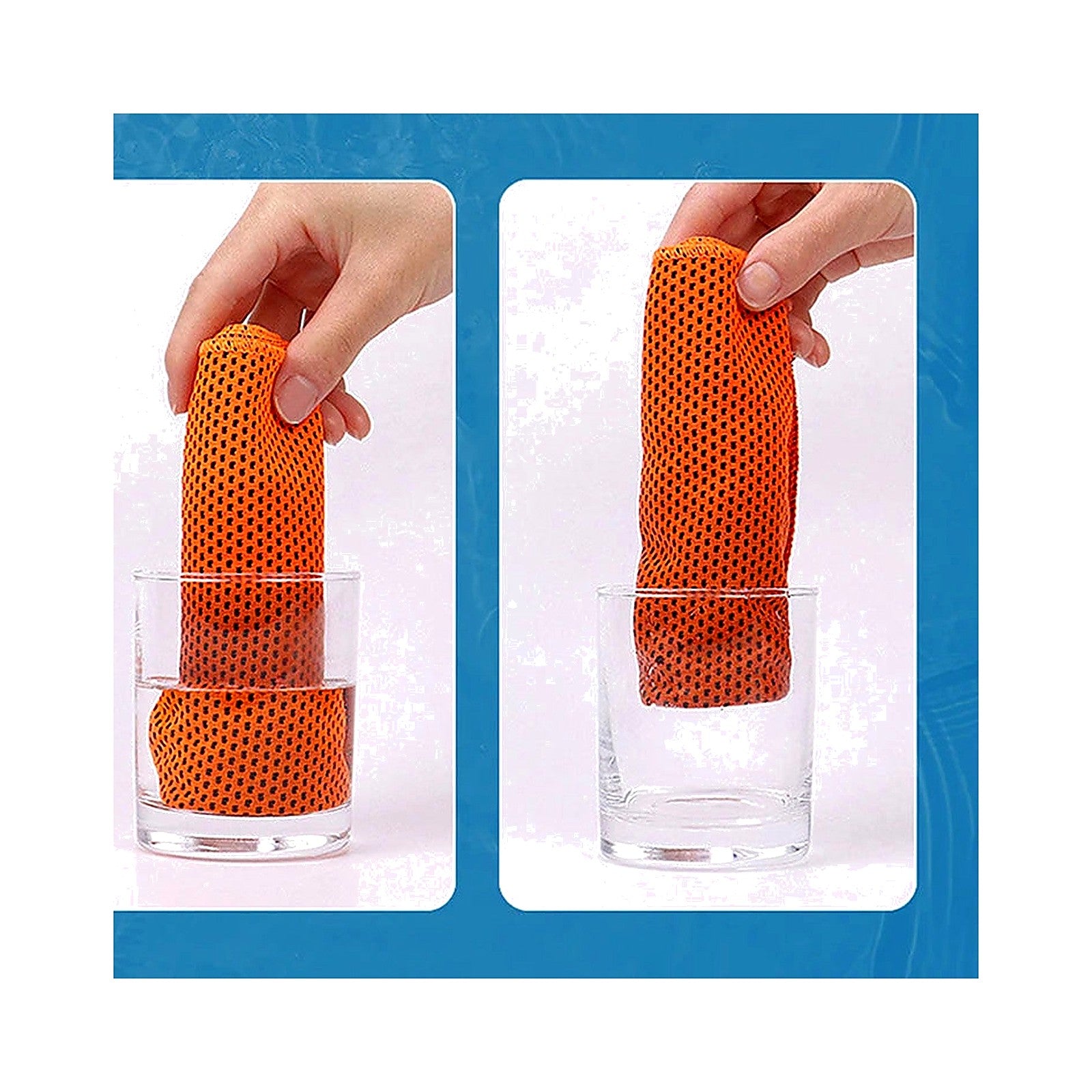 ChillGear Cooling Towel — Instant Ice Sport 2-Pack — included in Active Cool Kit — 3-Piece Bundle