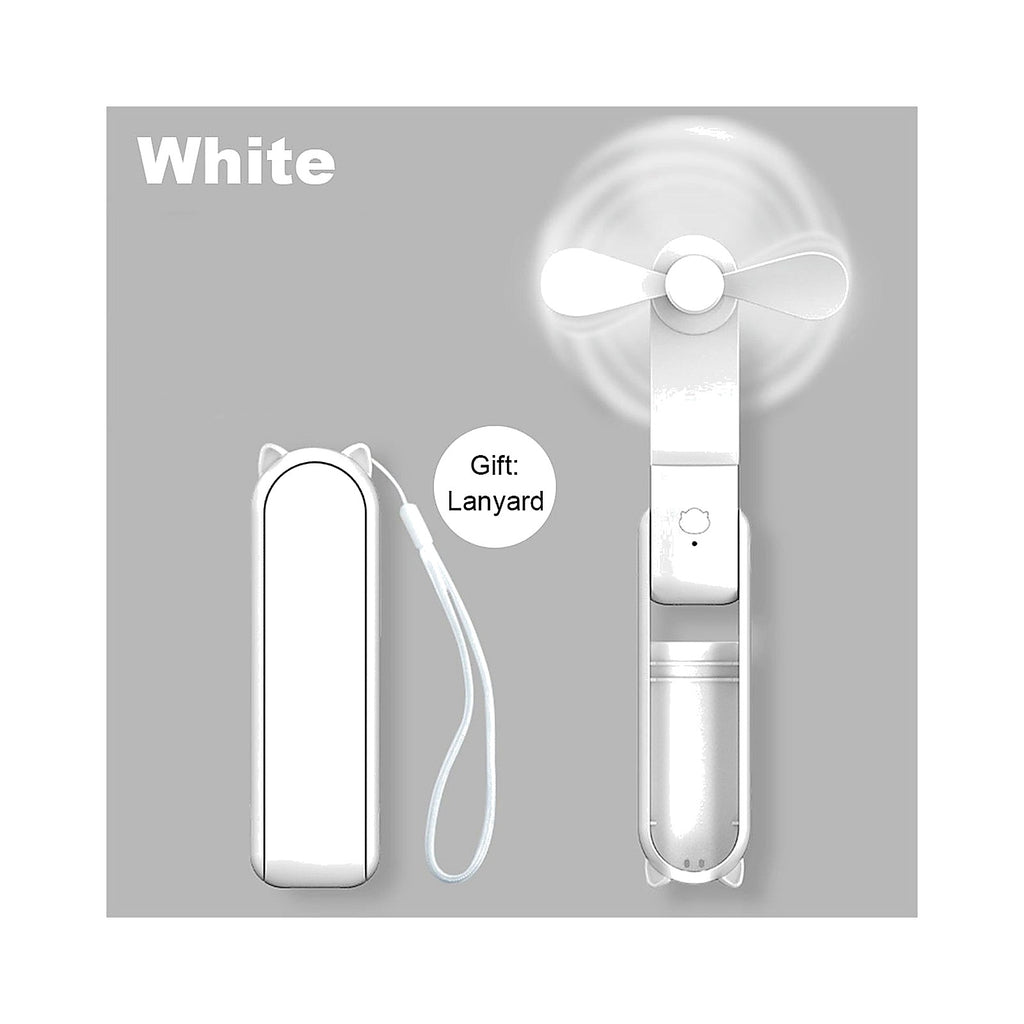 ChillGear Mini Handheld Fan — Folding USB-C Power Bank — included in Beat The Heat Bundle — 3-Piece Bundle