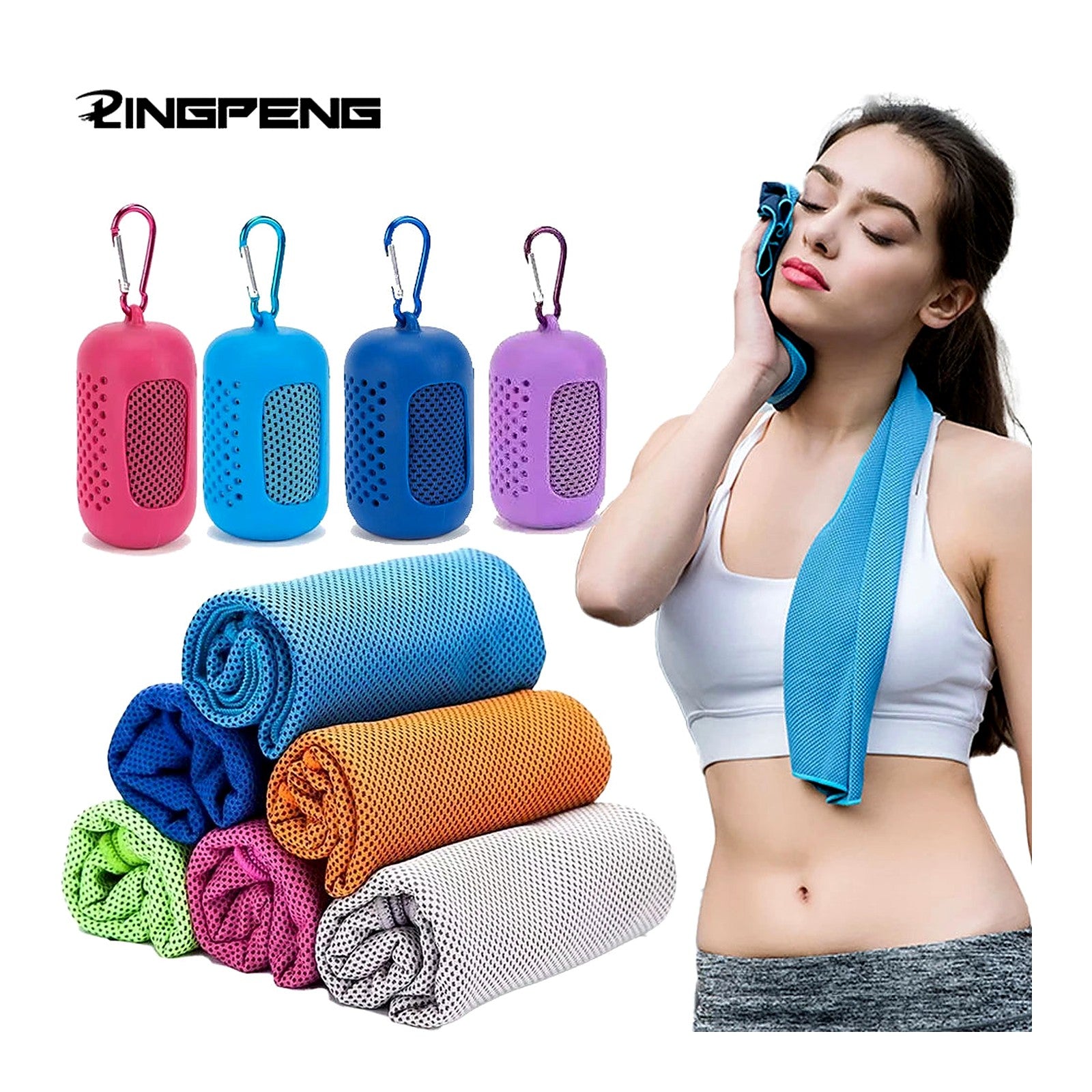ChillGear Cooling Towel — Instant Ice Sport 2-Pack — photo 3