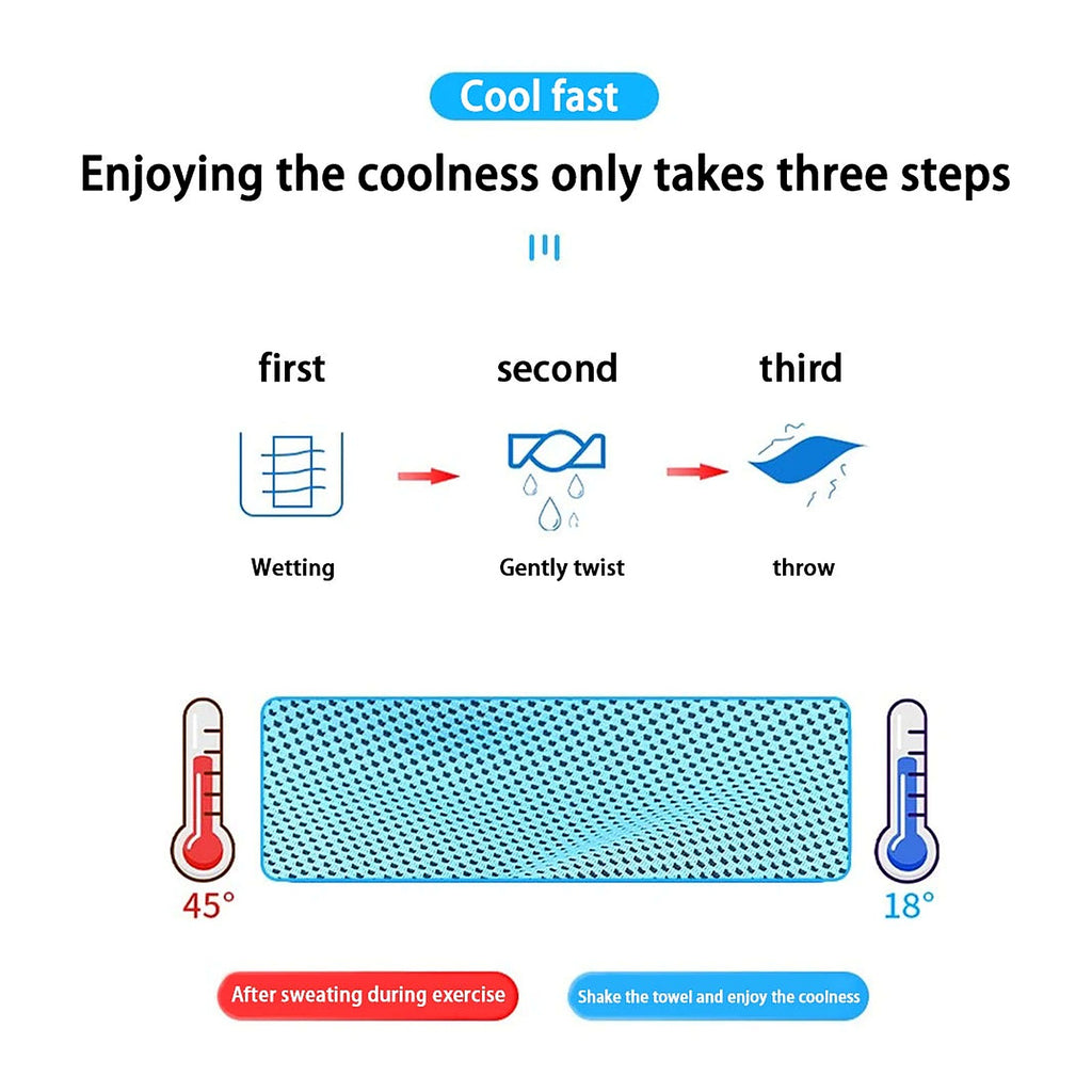 ChillGear Cooling Towel — Instant Ice Sport 2-Pack — photo 6