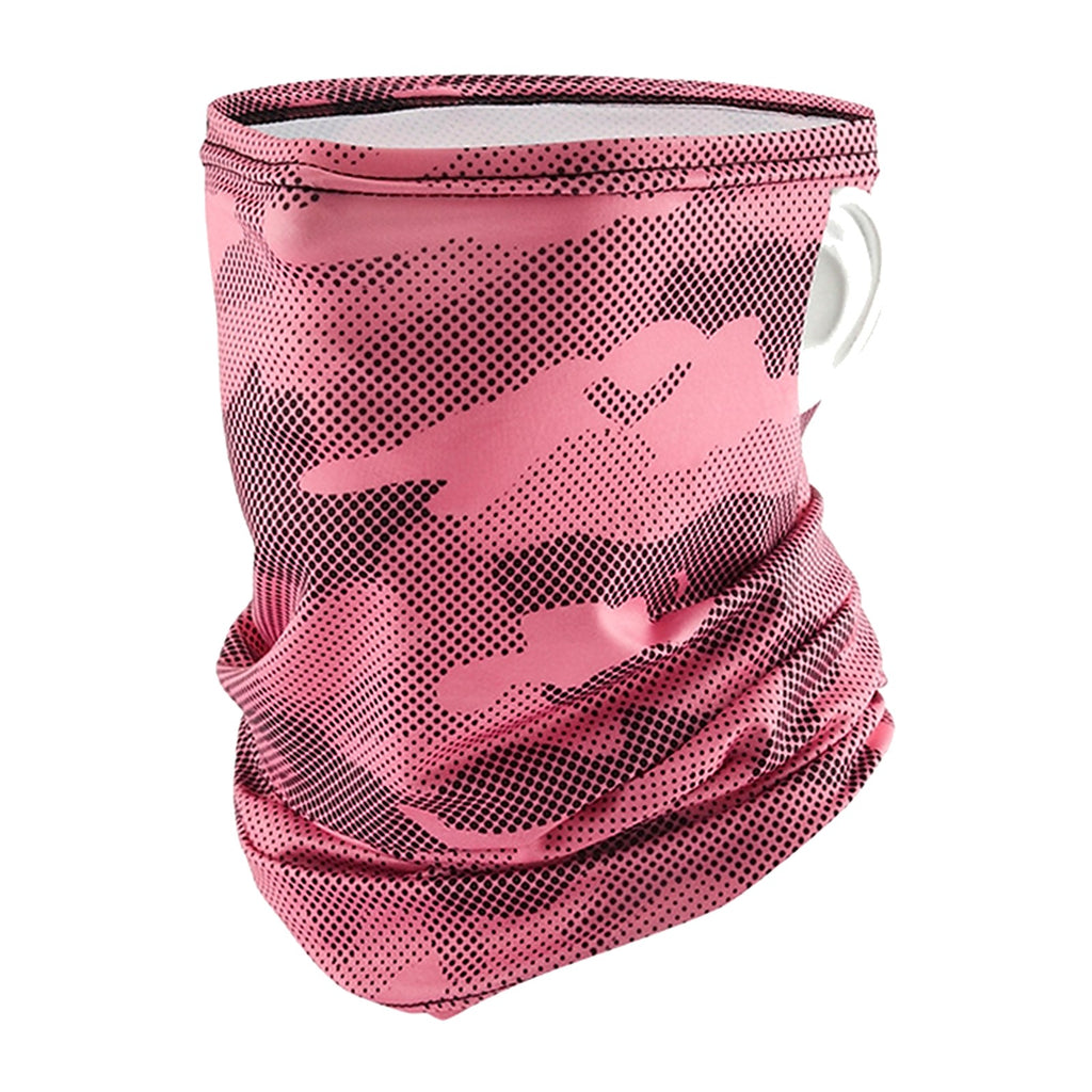 ChillGear Ice Silk Cooling Gaiter — UPF 50+ Neck Scarf in Pink