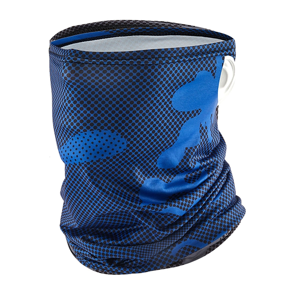 ChillGear Ice Silk Cooling Gaiter — UPF 50+ Neck Scarf in Royal Blue