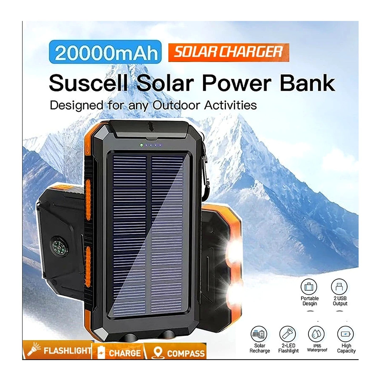 ChillGear Solar Power Bank — 20000mAh Waterproof — photo 6