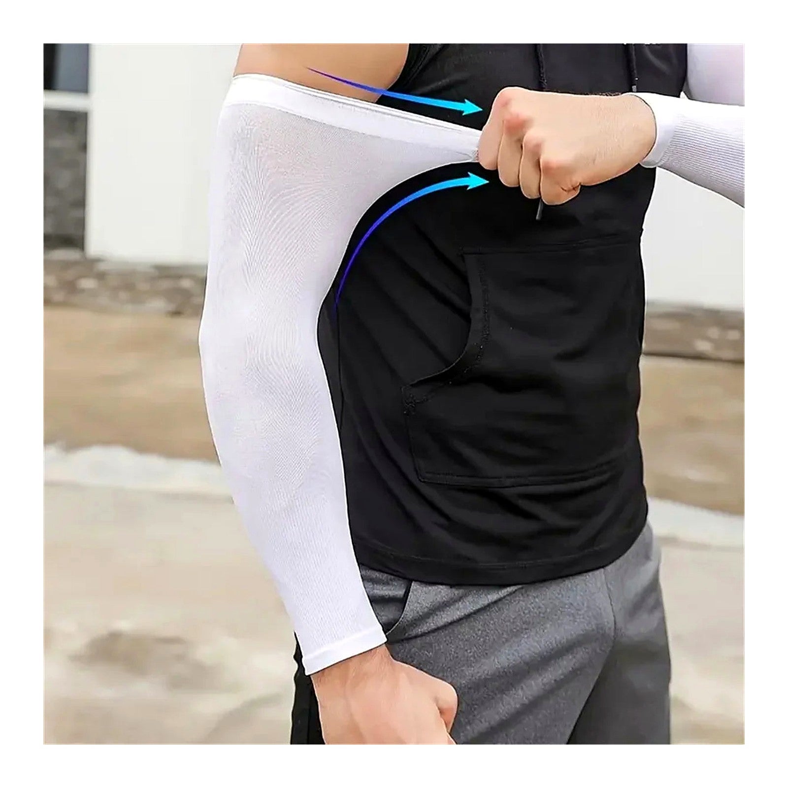 ChillGear UV Cooling Arm Sleeves — UPF 50+ Pair — photo 1