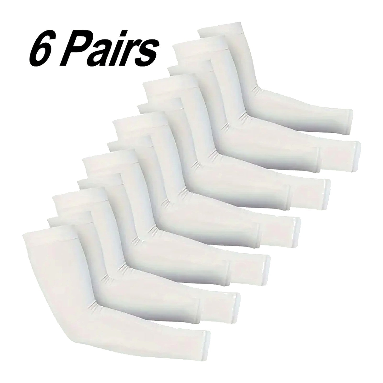 ChillGear UV Cooling Arm Sleeves — UPF 50+ Pair in White