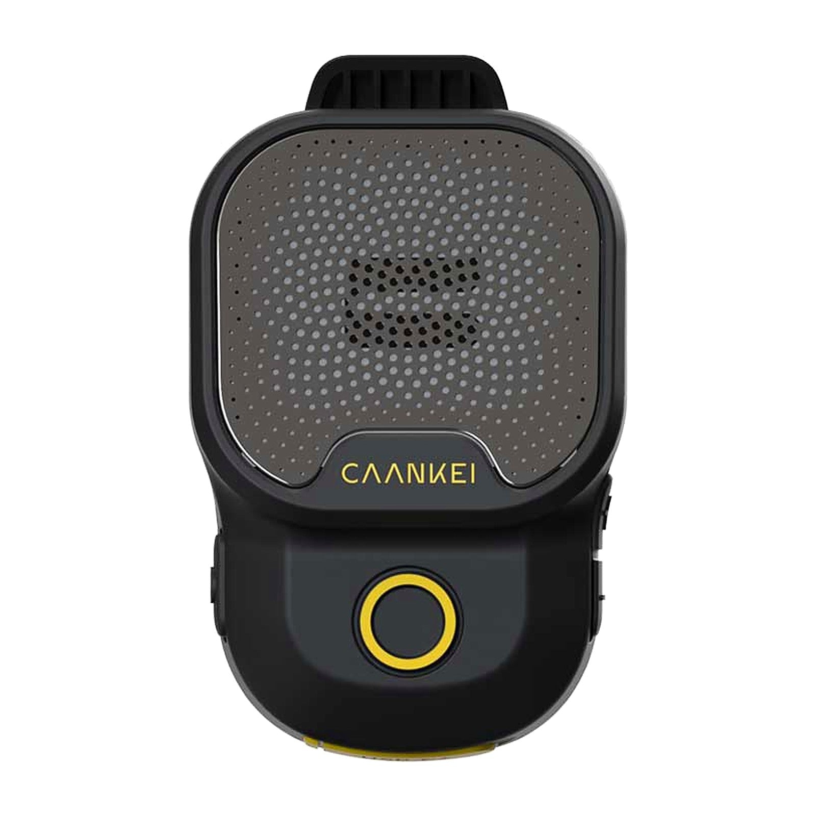 ChillGear Clip-On Speaker — IPX7 Waterproof Wearable in Yellow